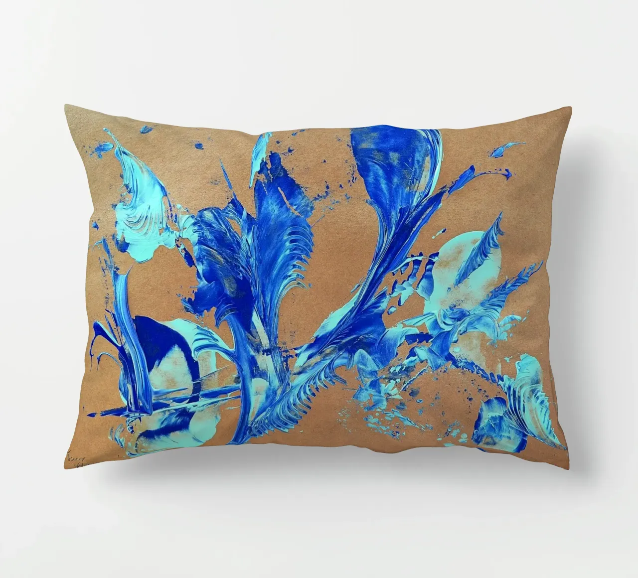 NATURAL STYLE 3 cuscino da Thierry Vobmann Abstract painting