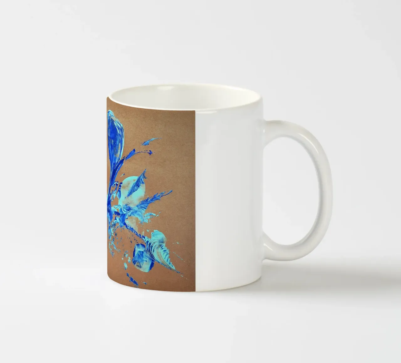 NATURAL STYLE 3 tazza in ceramica da Thierry Vobmann Abstract painting
