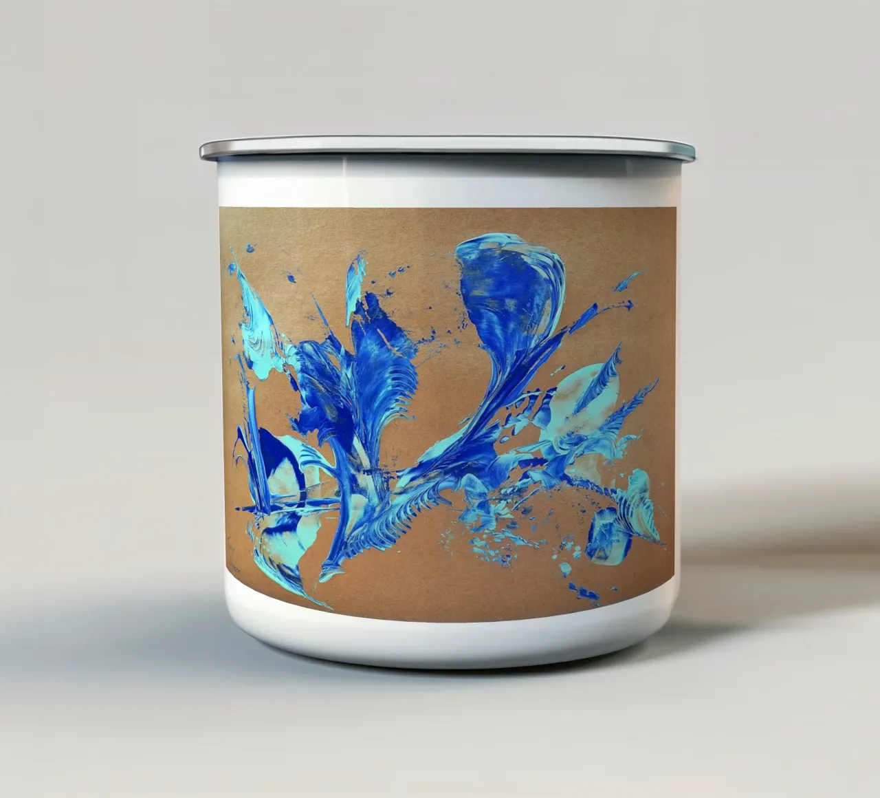 NATURAL STYLE 3 tazza in smalto da Thierry Vobmann Abstract painting