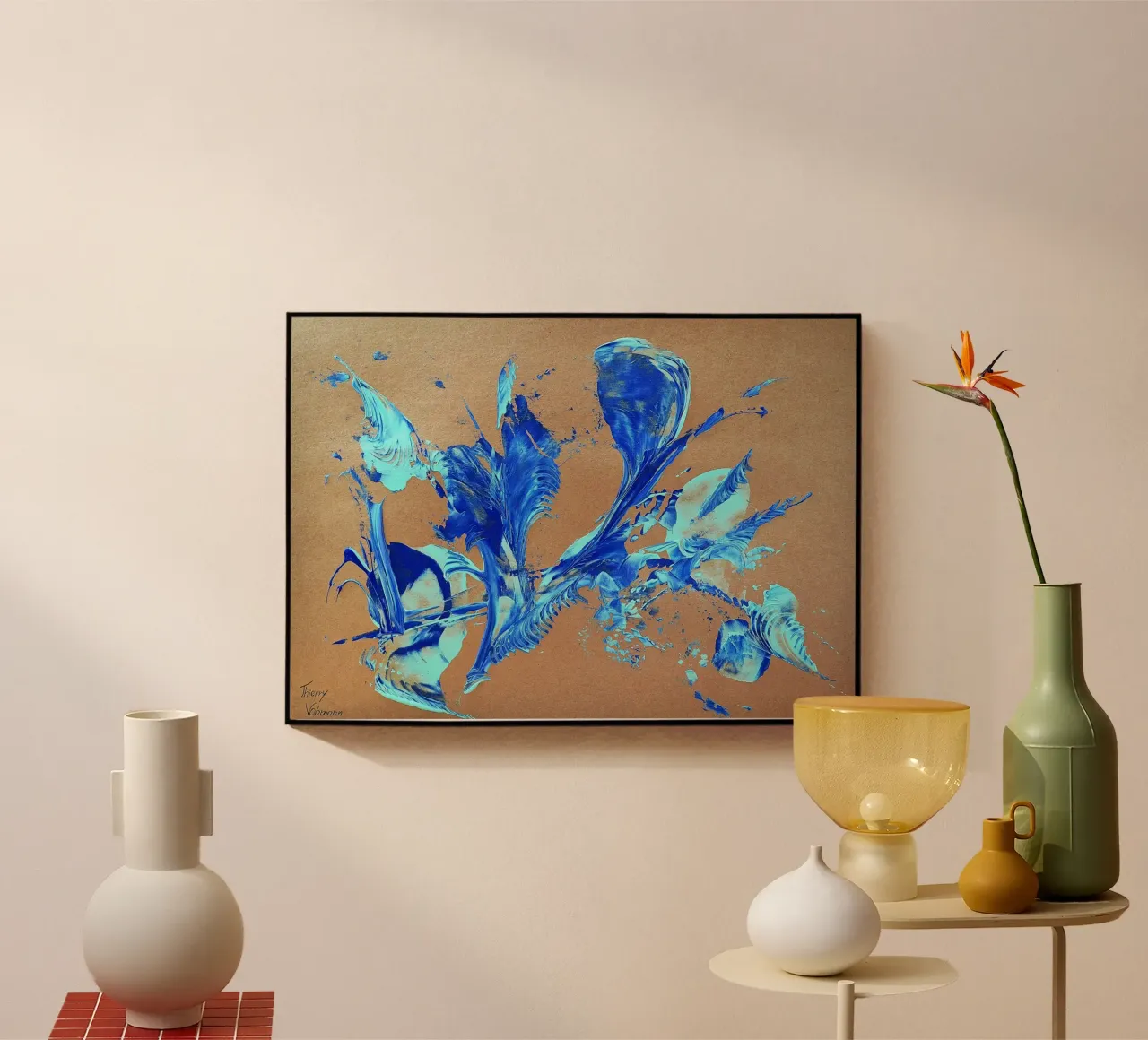 NATURAL STYLE 3 plexiglass da Thierry Vobmann Abstract painting