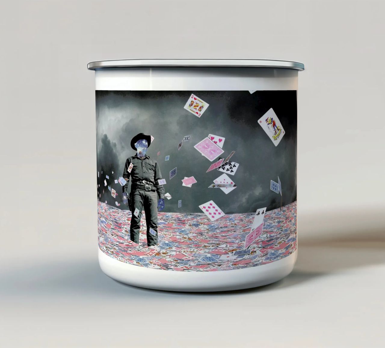 Texas Hold 'Em tazza in smalto da Jason Brueck