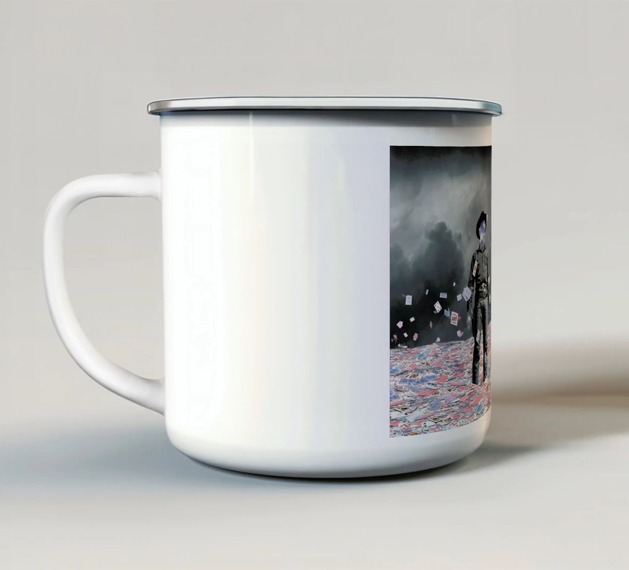 Texas Hold 'Em tazza in smalto da Jason Brueck