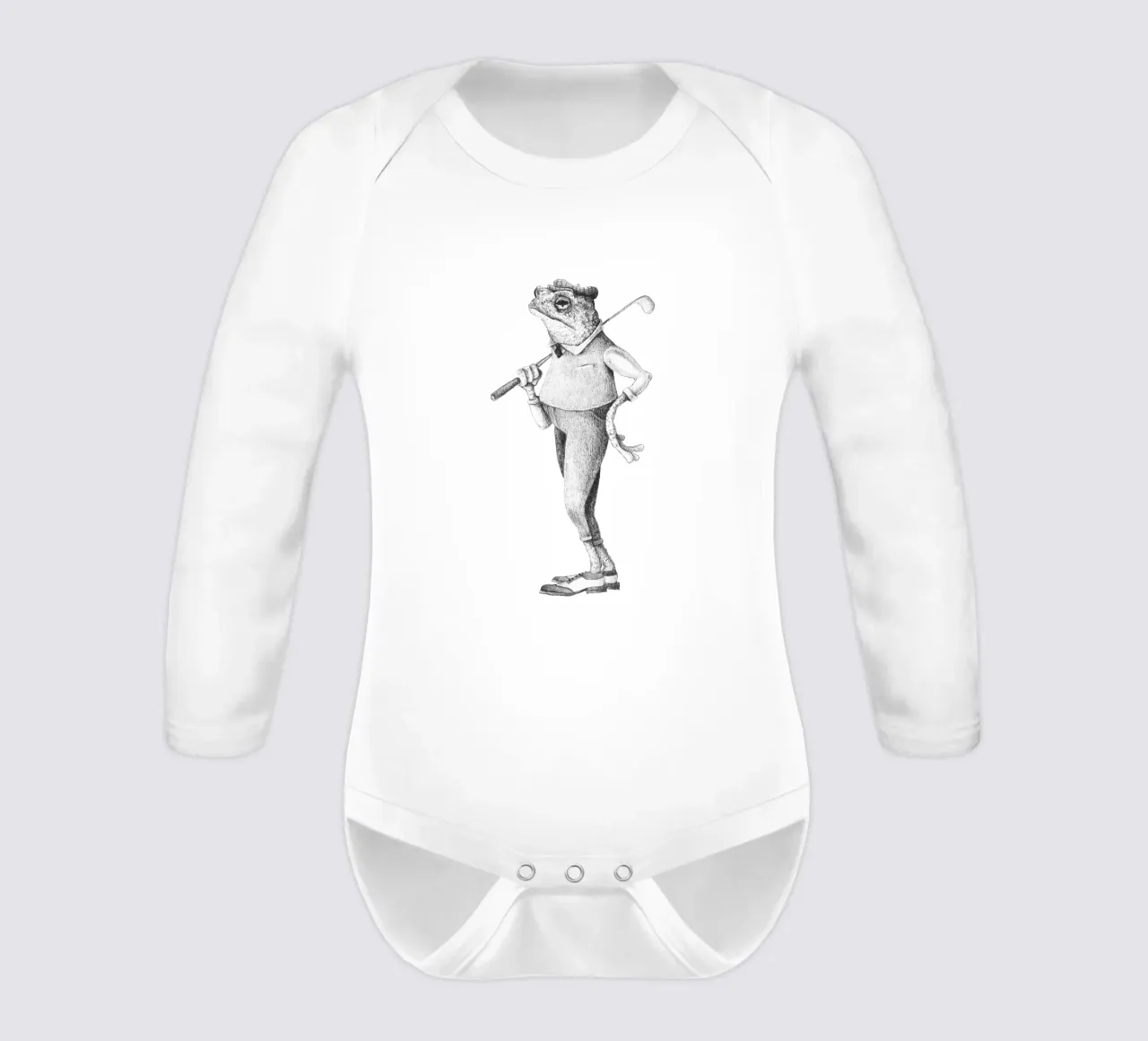 Balançoire grenouille body manches longues de mikekoubou
