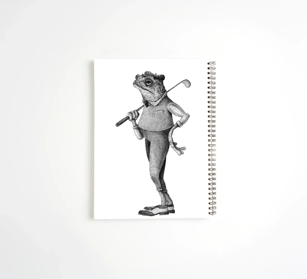 Frog Swing spiral notebook by mikekoubou