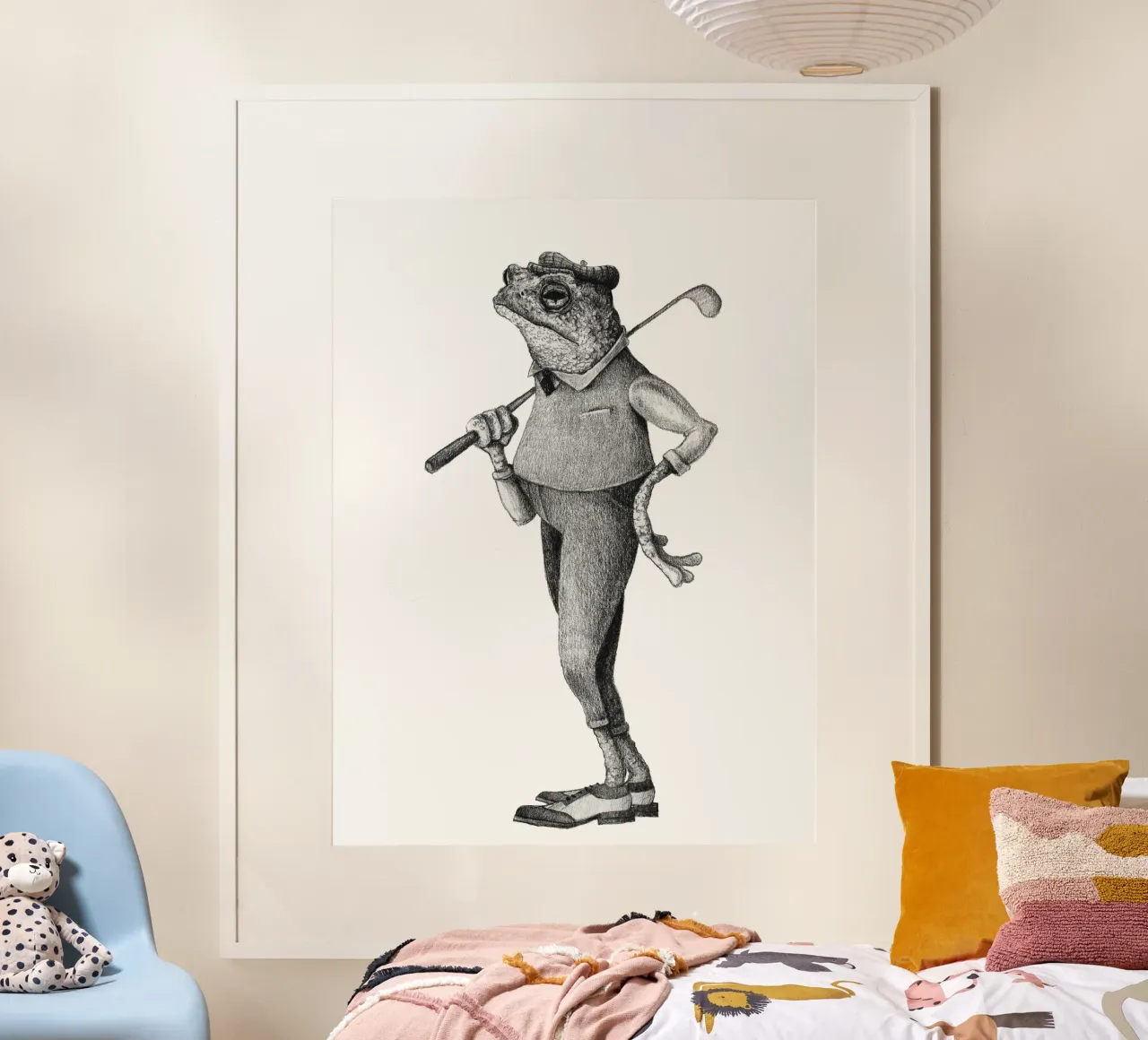 Frog Swing poster by mikekoubou