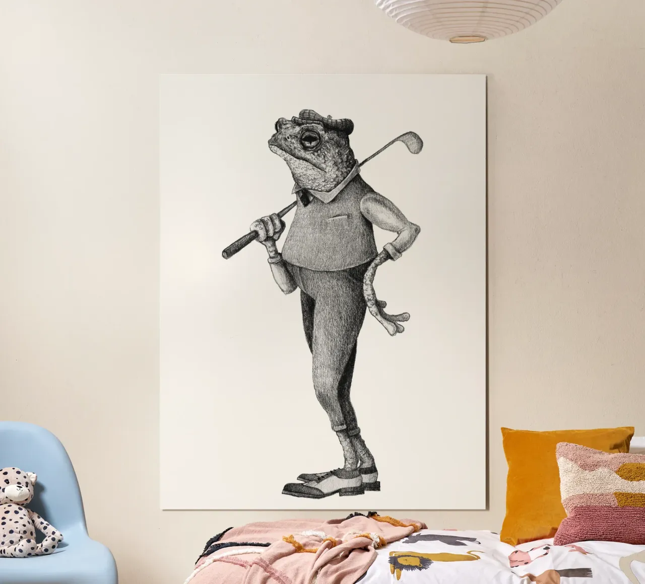 Frog Swing poster by mikekoubou