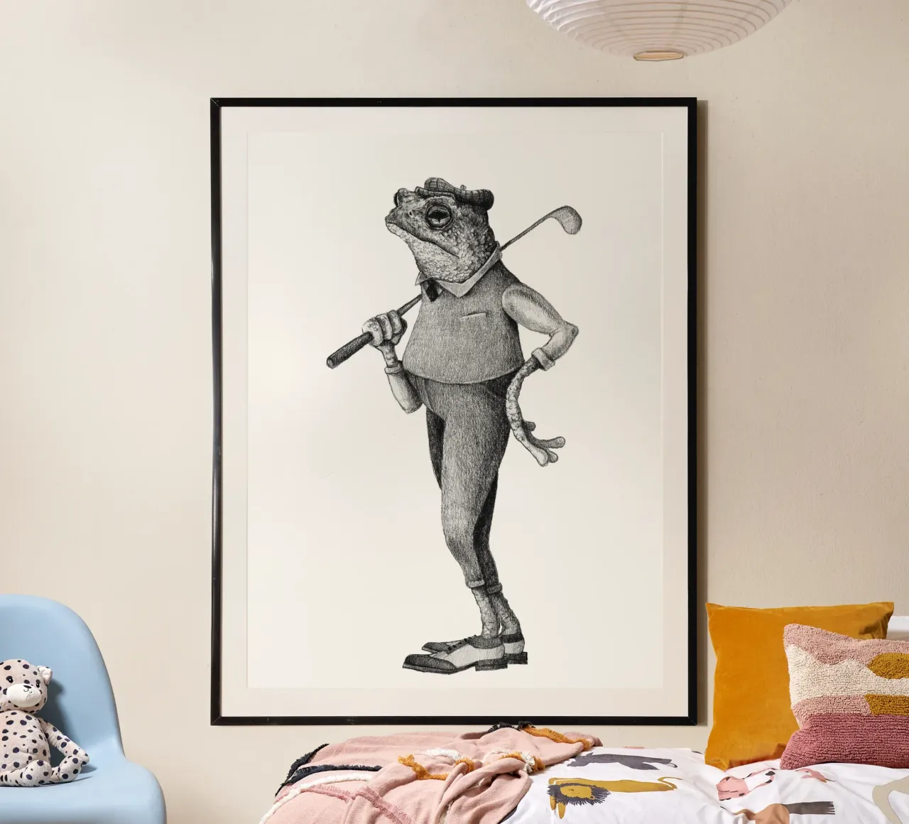 Frog Swing poster by mikekoubou