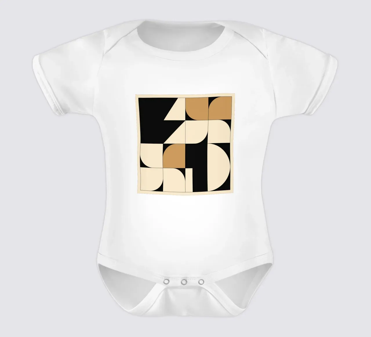Forme geometriche moderne 48 body neonato maniche corte da Gaite