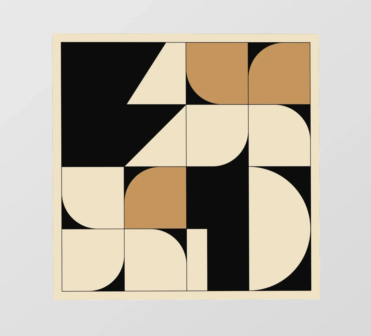 Modern geometric shapes 48 photo wallpaper by Gaite