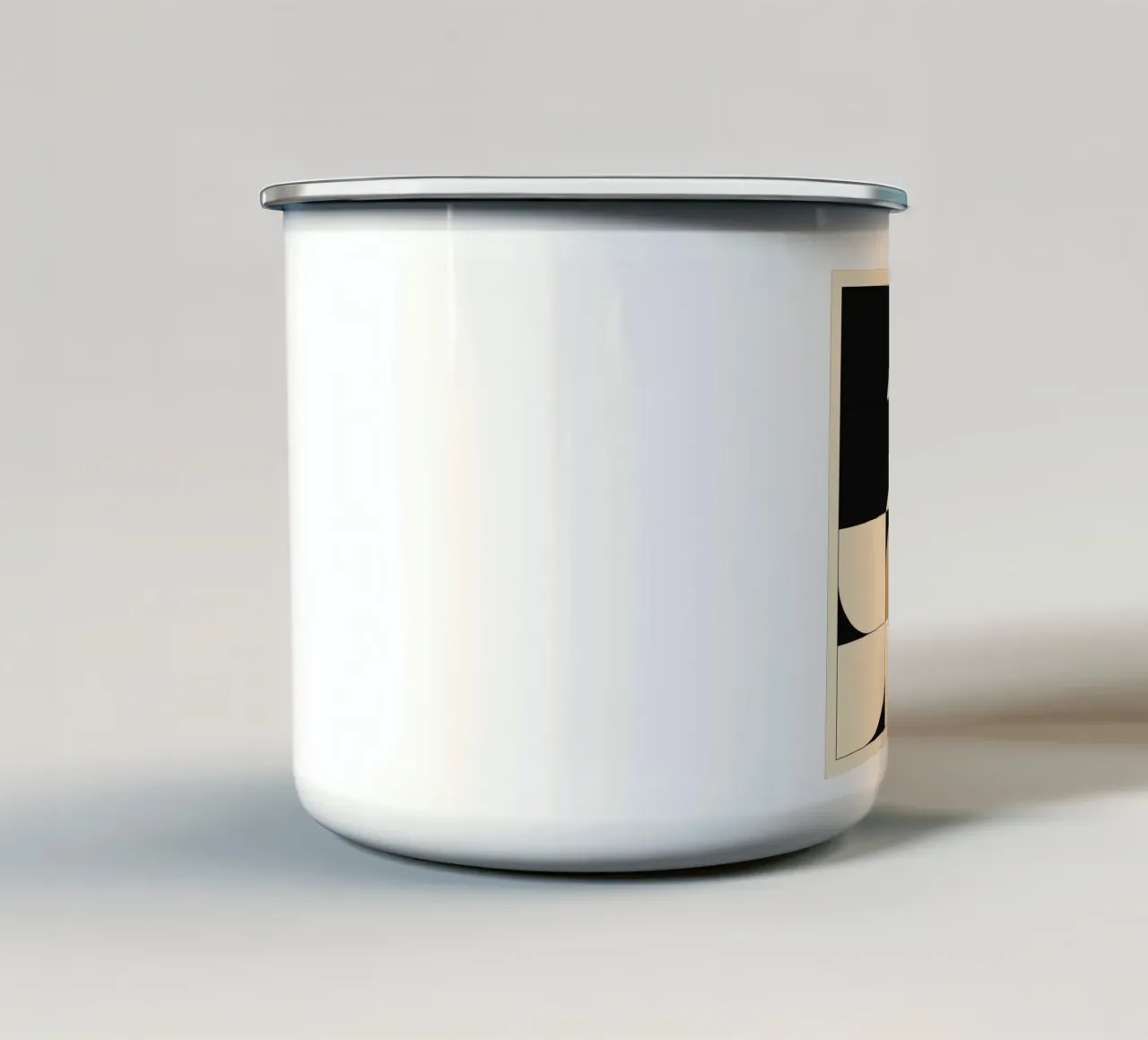 Forme geometriche moderne 48 tazza in smalto da Gaite