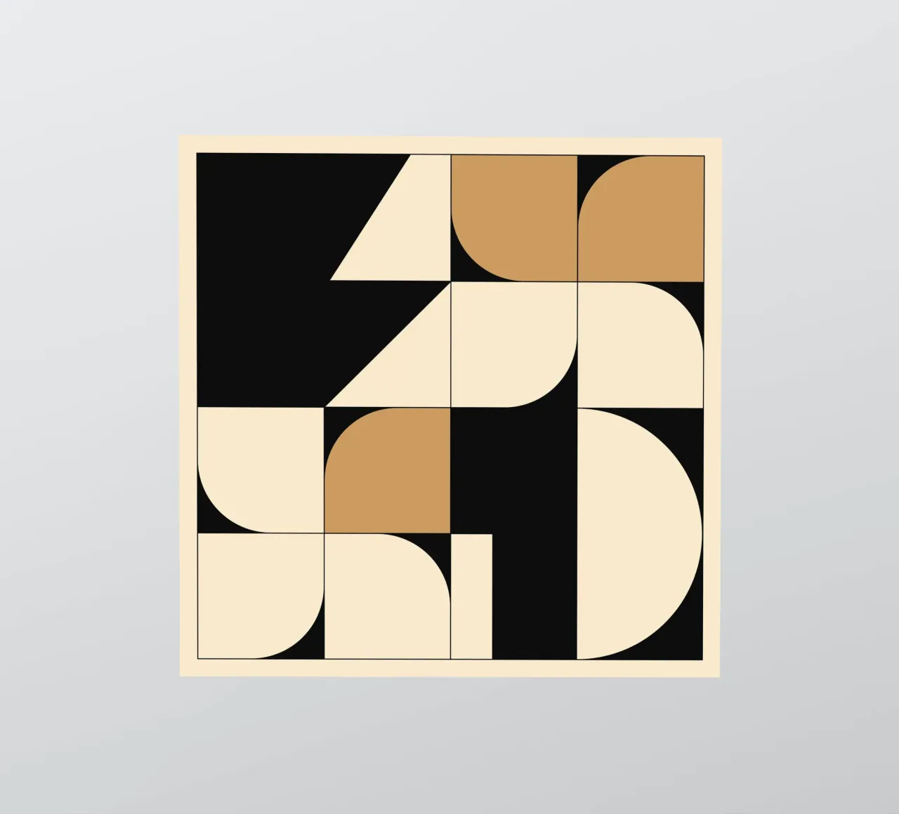 Forme geometriche moderne 48 adesivo da Gaite