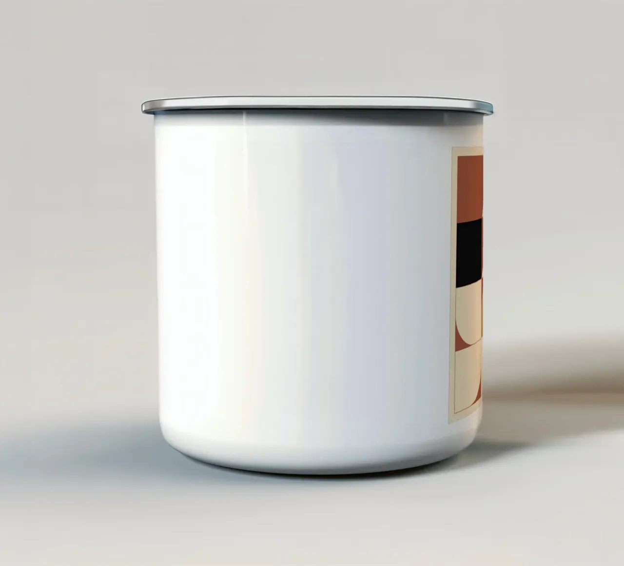 Forme geometriche moderne 49 tazza in smalto da Gaite
