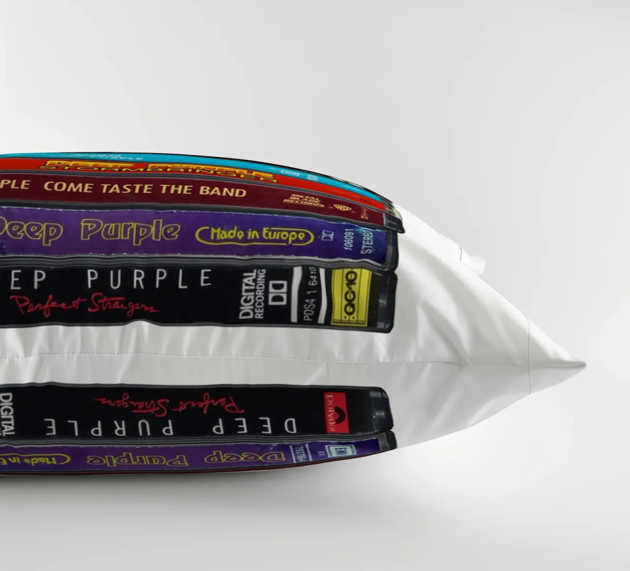 Deep Purple - Album raccolti - Stampa musicassetta cuscino da MrMustardPrints