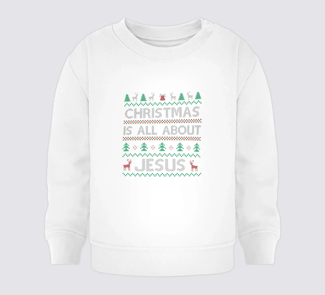 Christmas is all about Jesus felpa neonato da edsonramosart