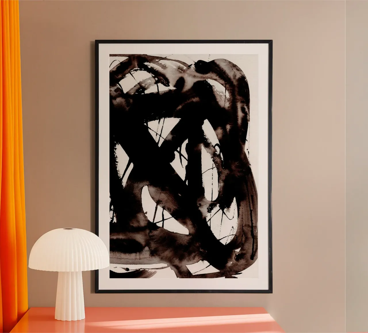 Watercolors 42X poster con telaio in alluminio da Mareike Böhmer
