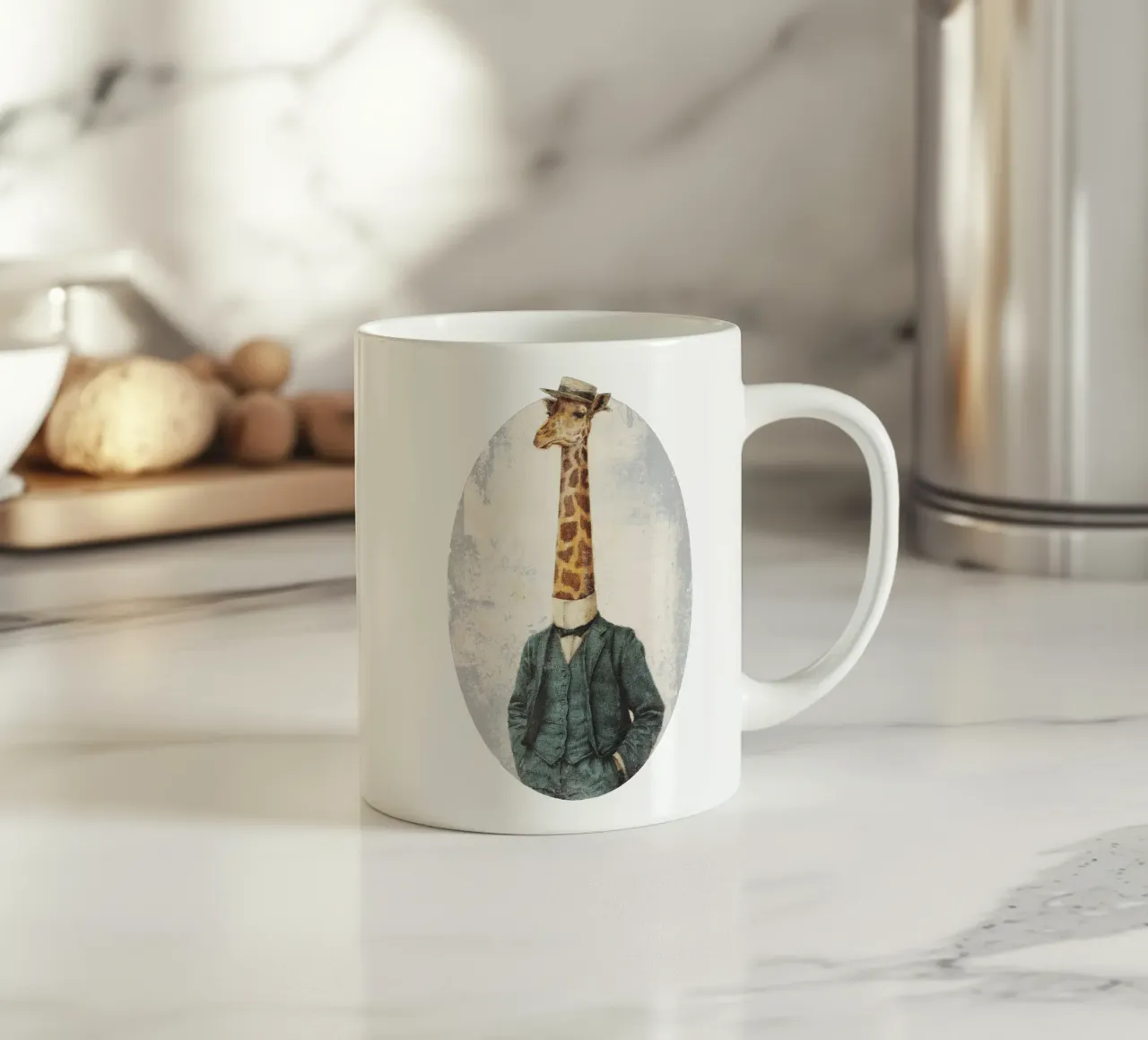 High Class Gentleman - Timeless Elegance and Refined Style tazza in ceramica da mikekoubou