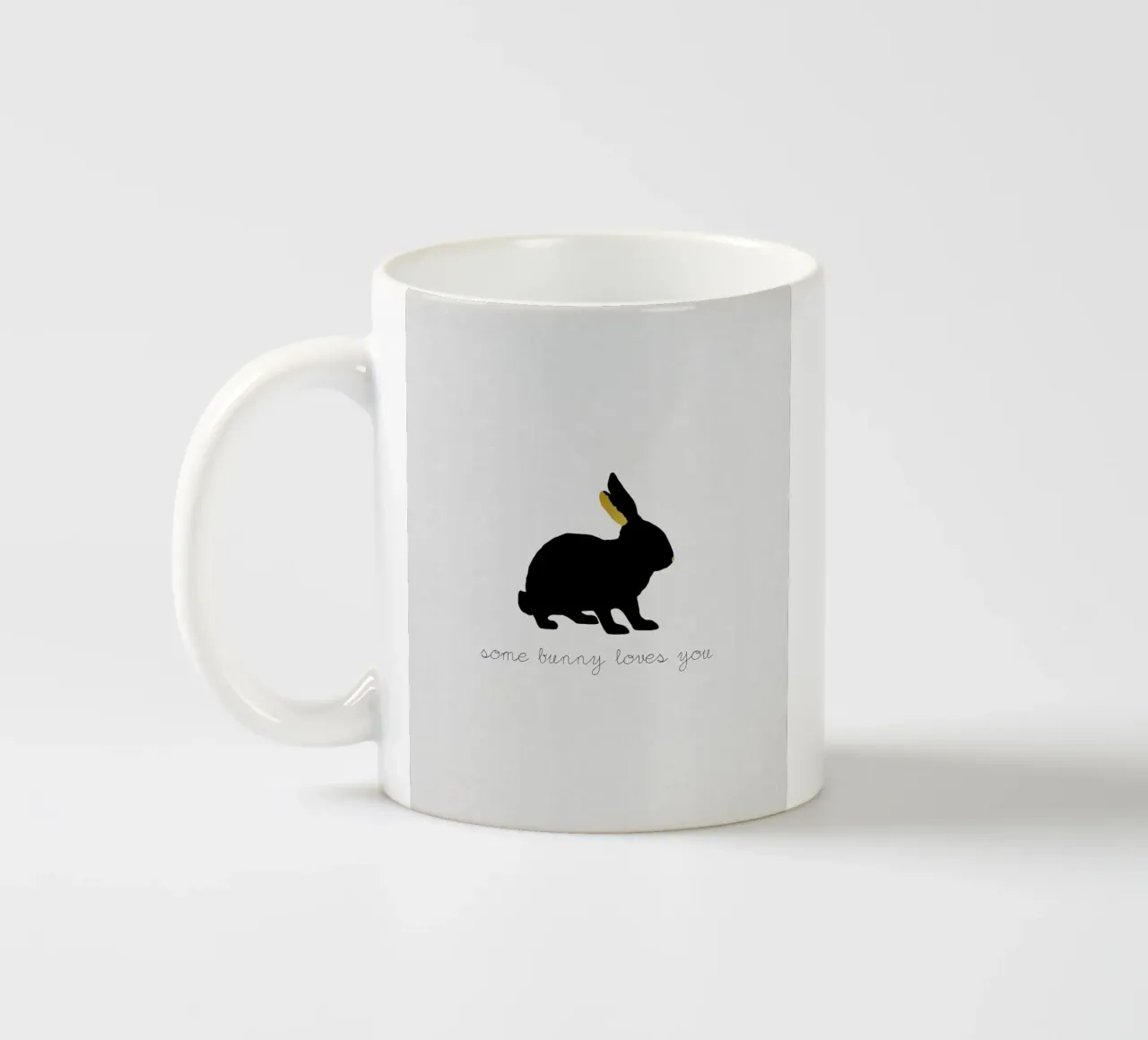 Un coniglietto ti ama tazza in ceramica da Orara Studio