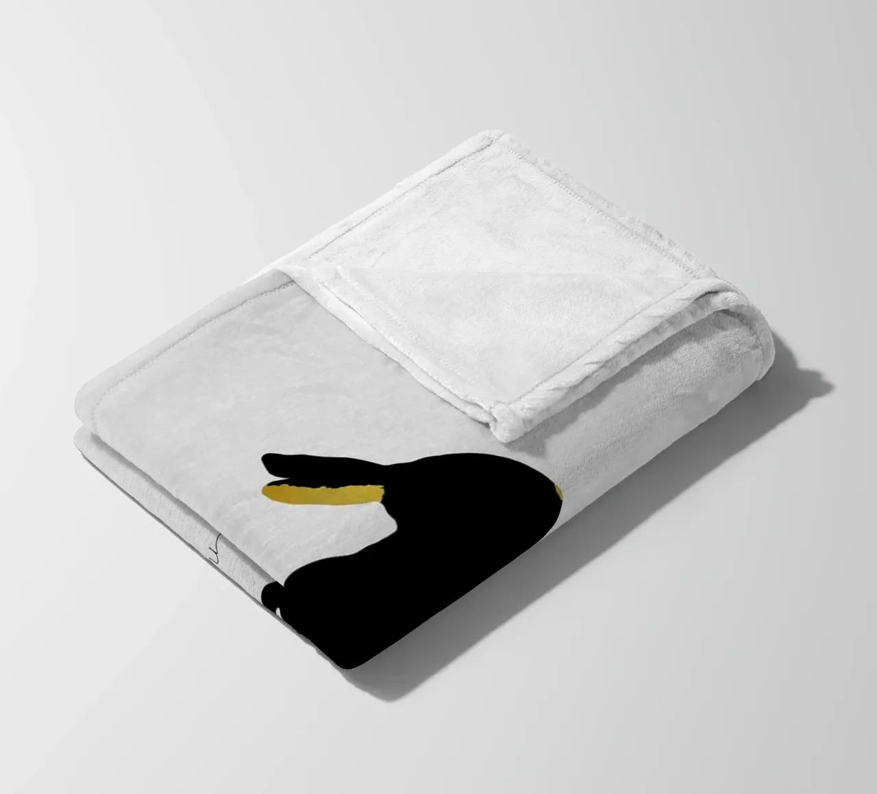 Un coniglietto ti ama coperta in pile da Orara Studio