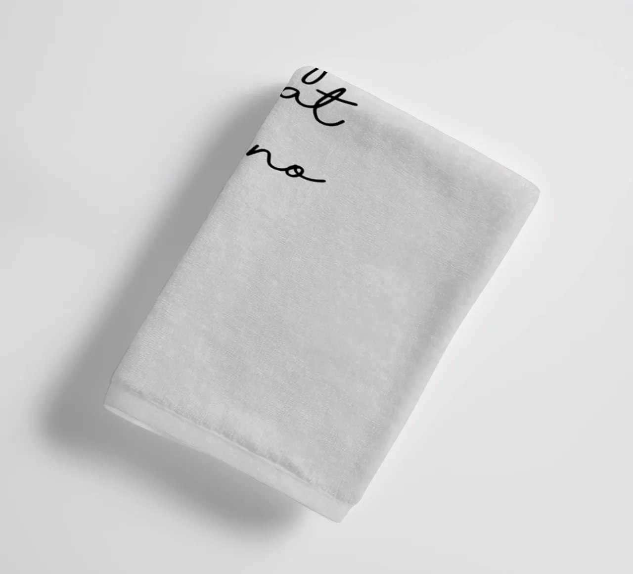 Lo siento, mi gato dijo que no toalla de baño de Orara Studio