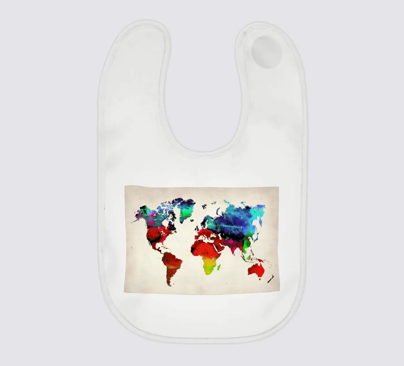 World Map baby slabbetje van Naxart