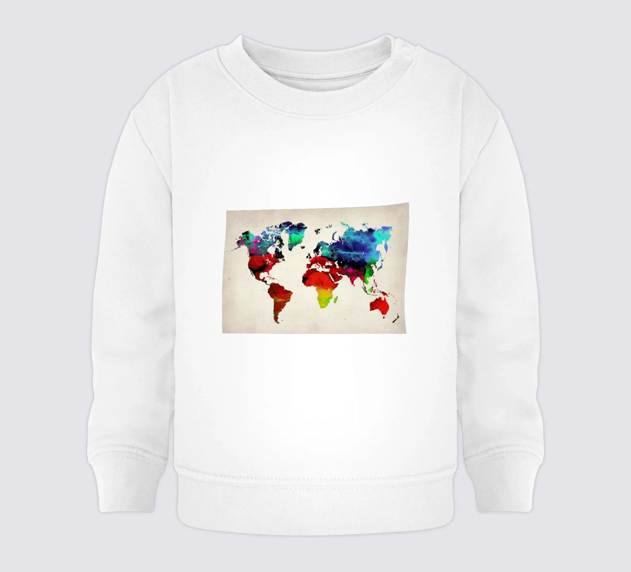 World Map felpa neonato da Naxart
