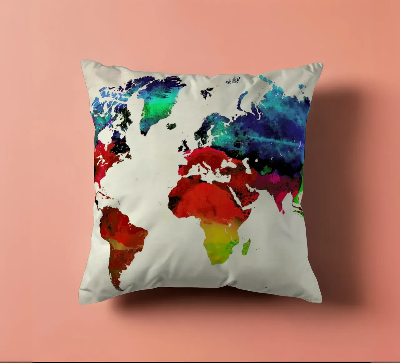 World Map cuscino da Naxart