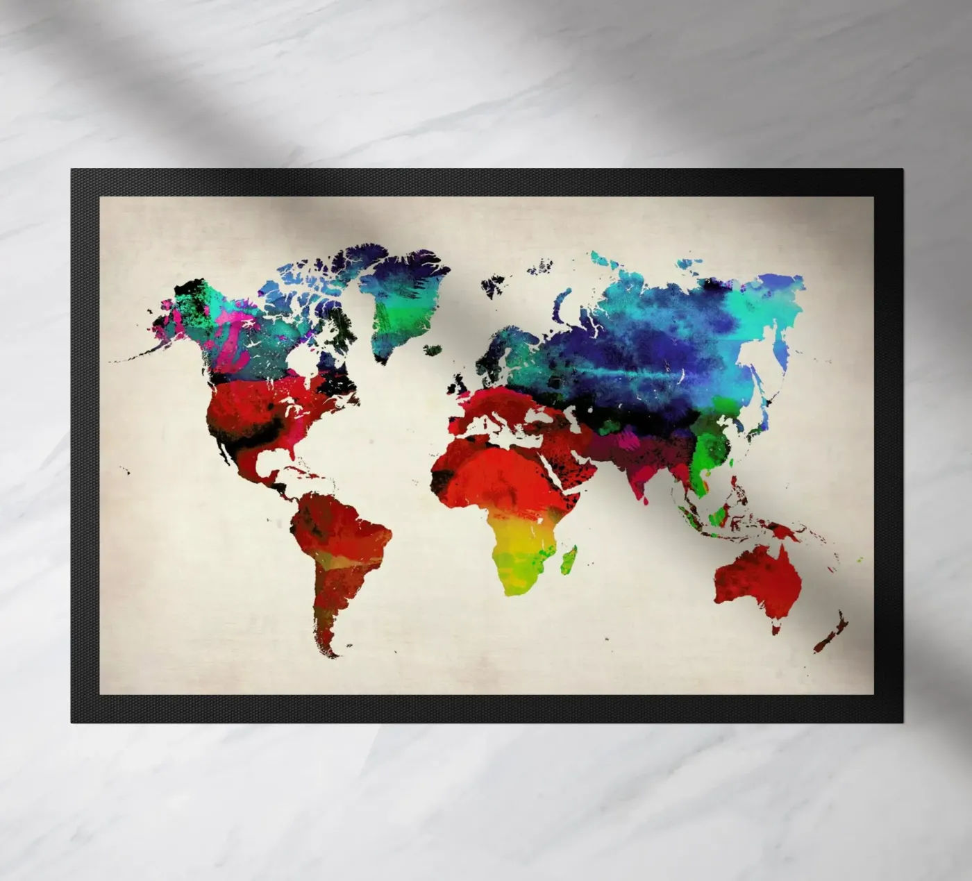 World Map deurmat van Naxart