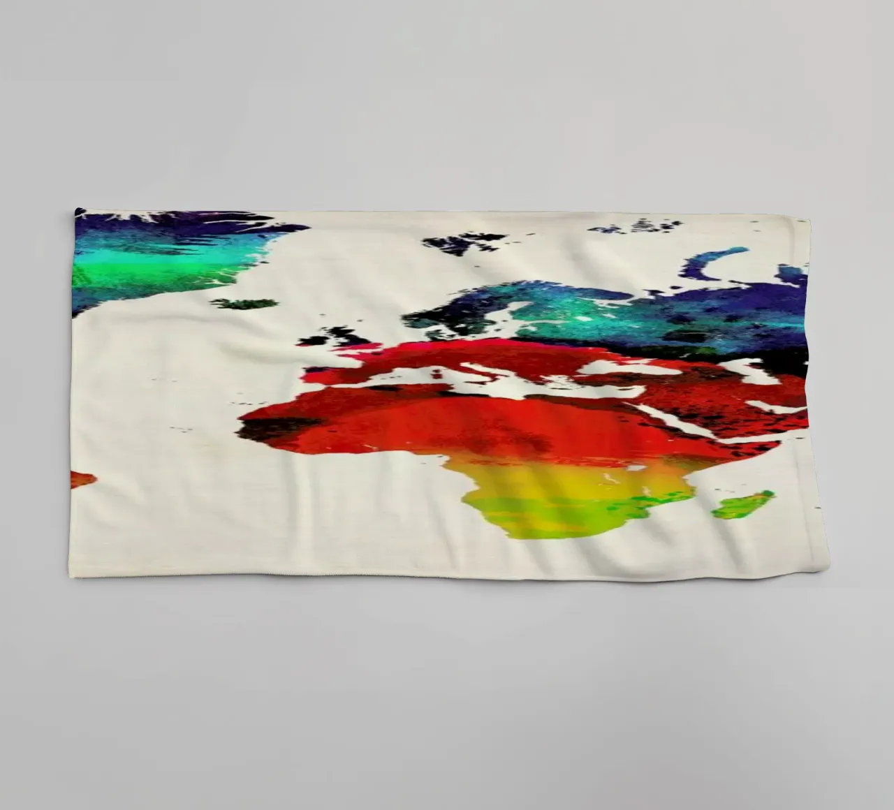 World Map badhanddoek van Naxart
