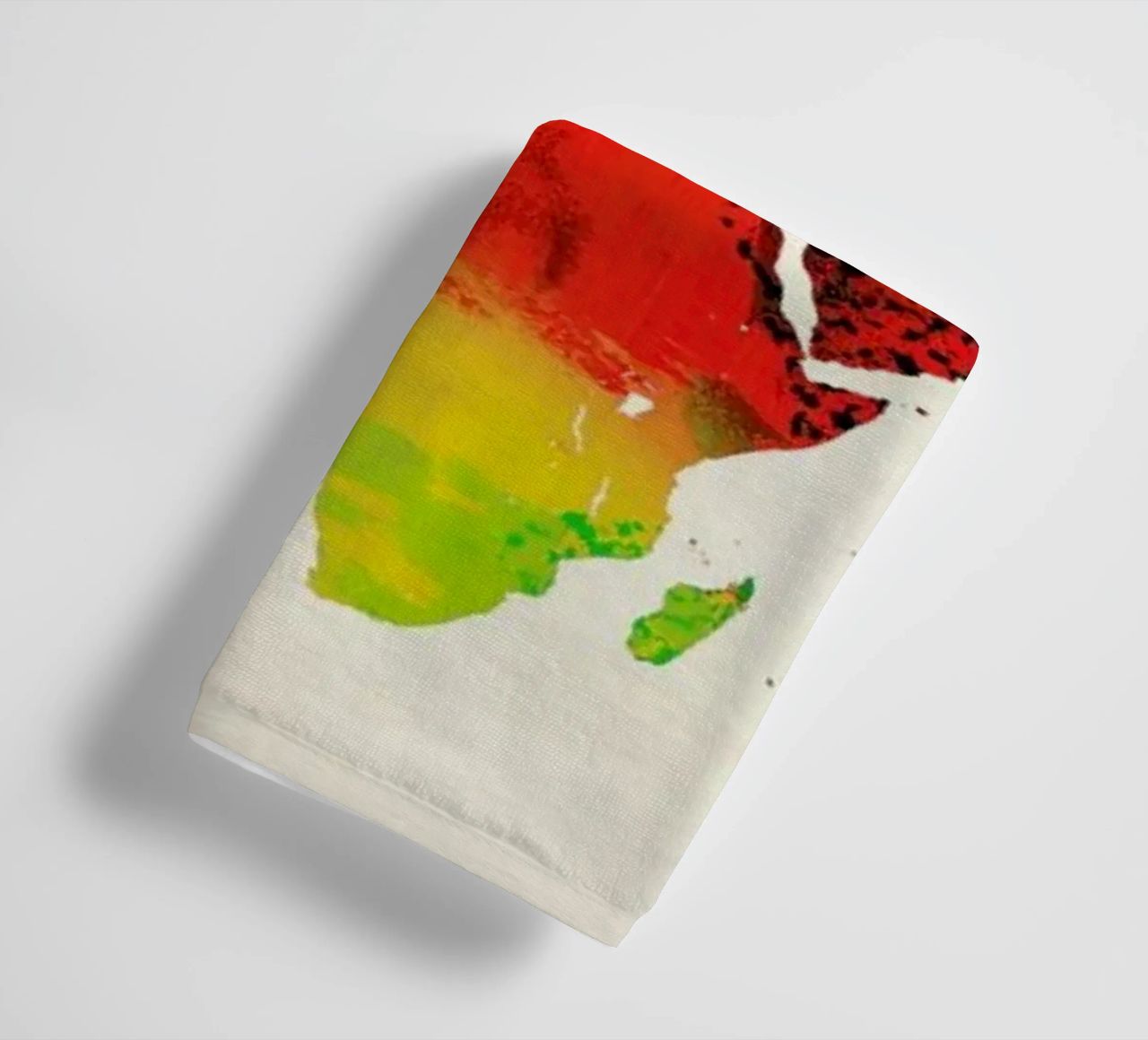 World Map Handtuch von Naxart