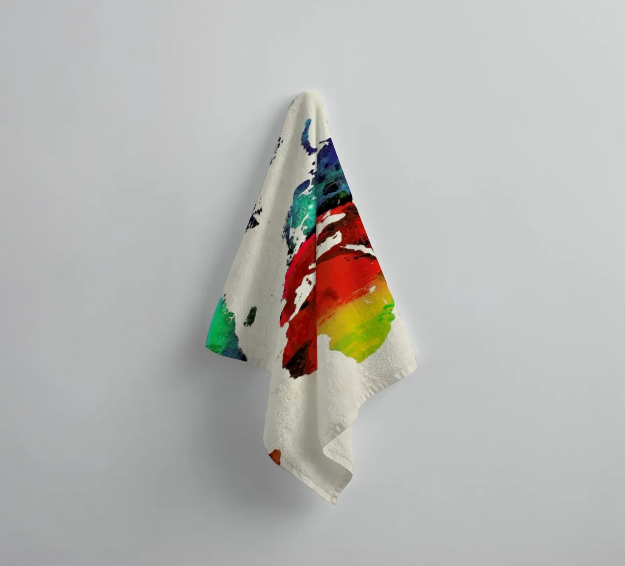 World Map badhanddoek van Naxart