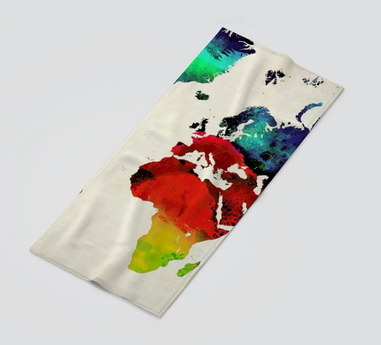 World Map serviette de plage de Naxart