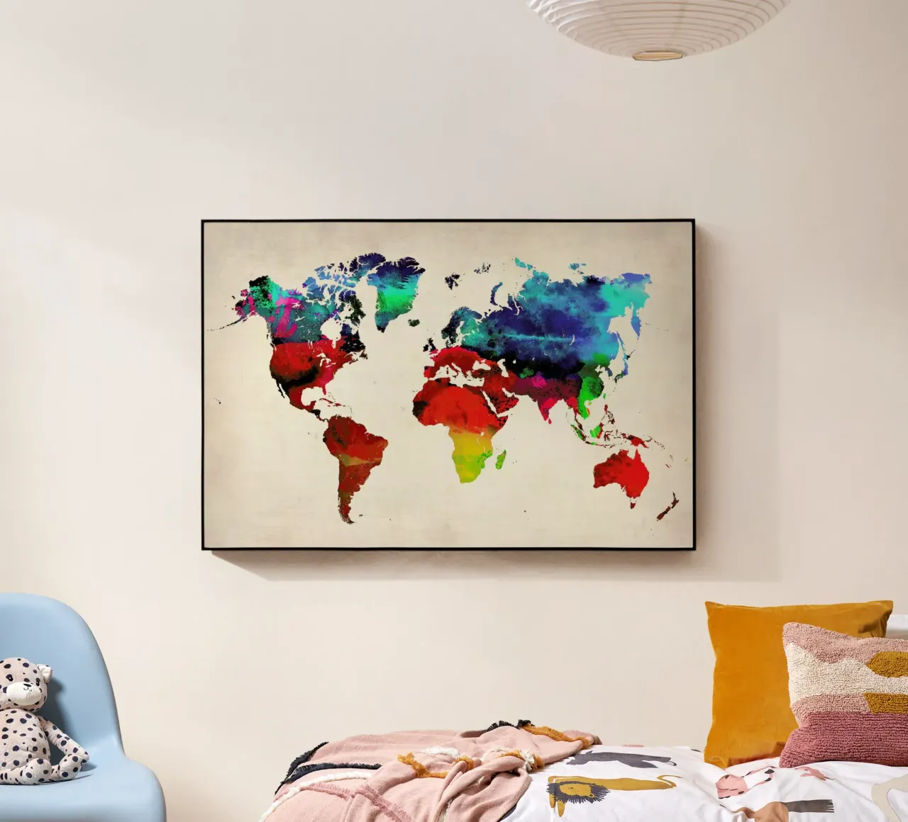World Map plexiglass da Naxart