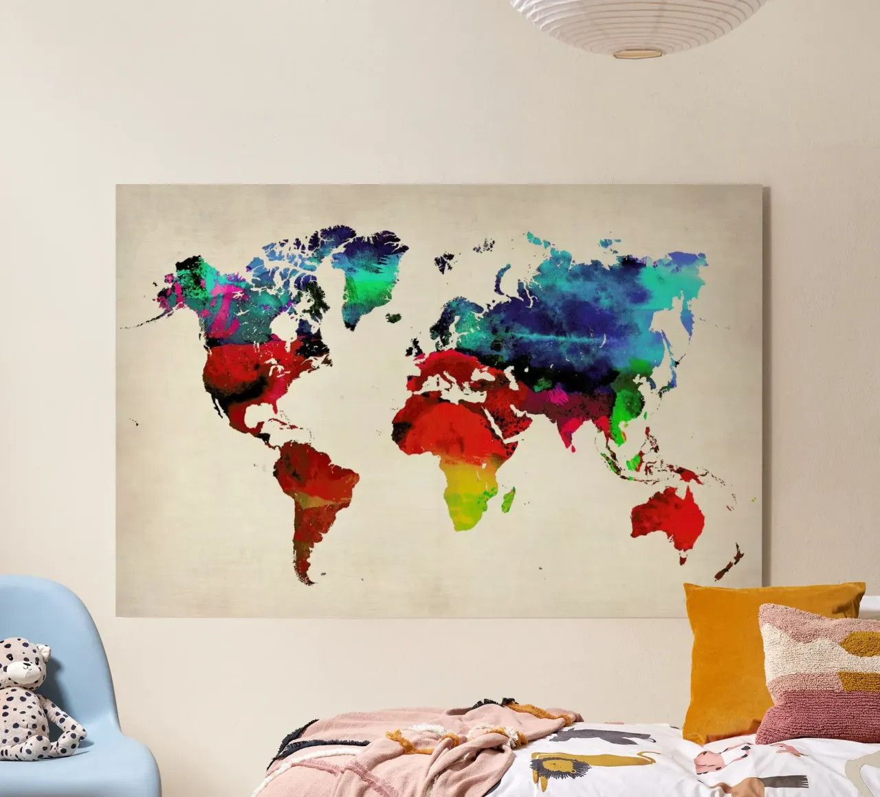 World Map plexiglass da Naxart