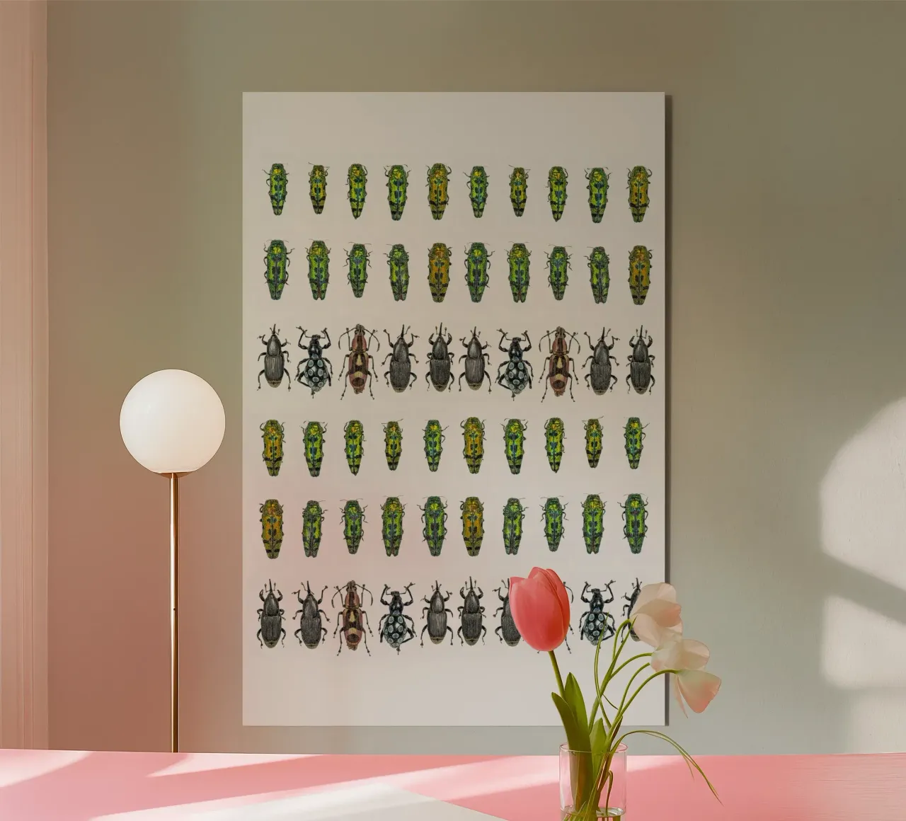 Tiny Wonders: Miniature Insects alluminio dibond da Curious Collections by Marielle Leenders