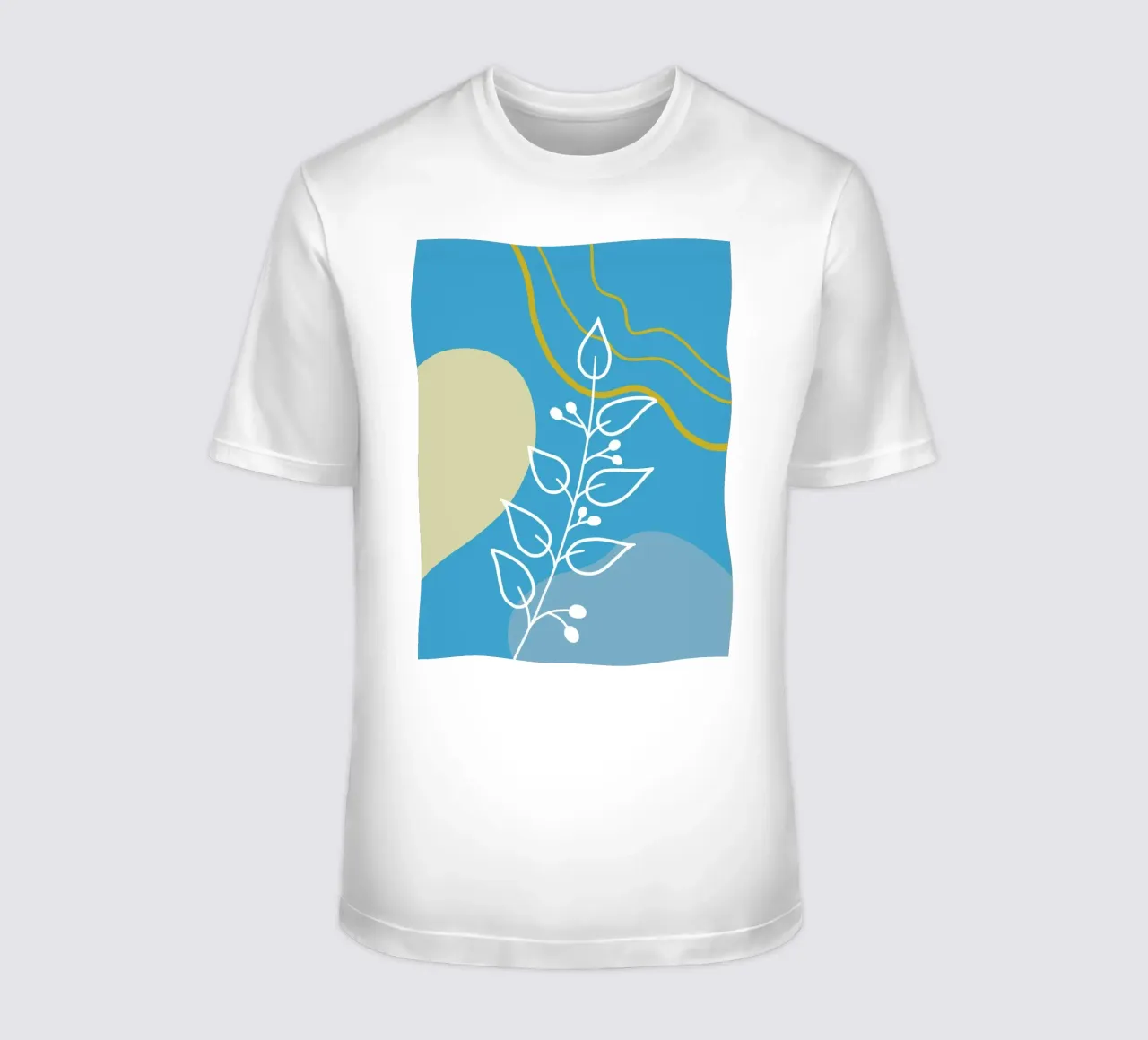 Minimalist botanical design t-shirt da LisaArtes