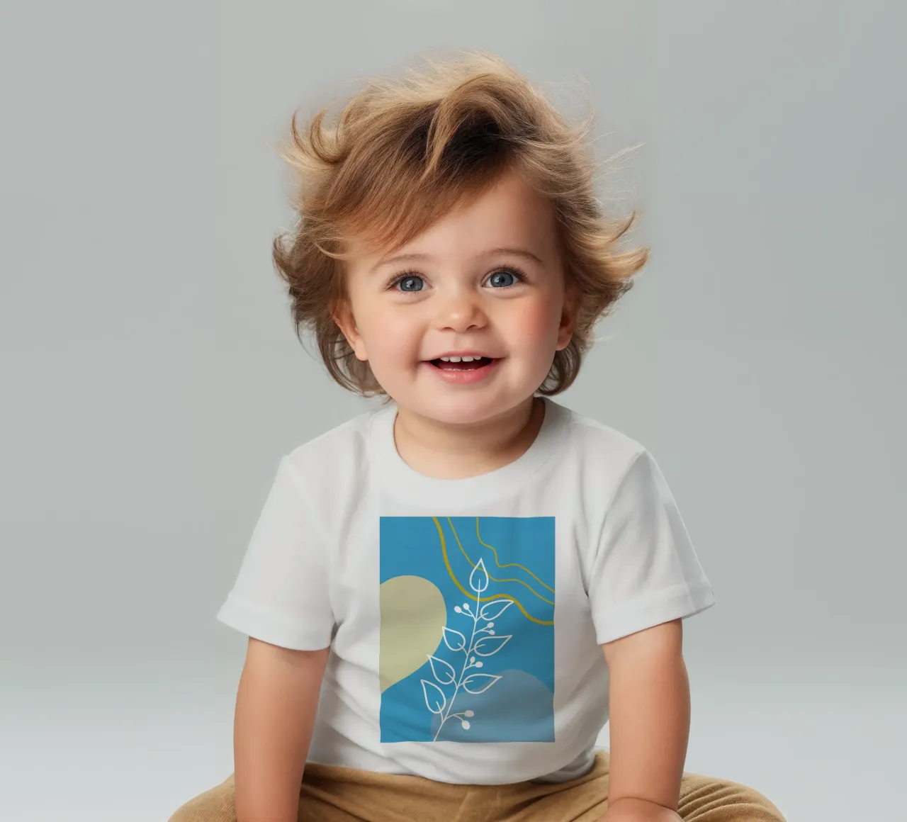 Minimalist botanical design maglietta neonato da LisaArtes