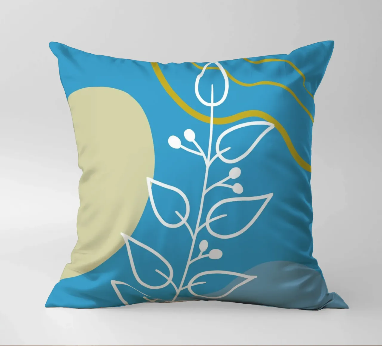 Minimalist botanical design cuscino da LisaArtes