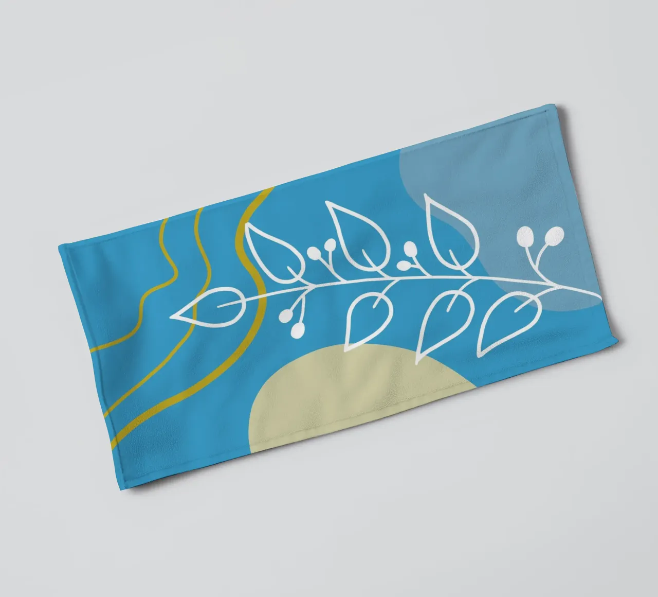 Minimalist botanical design asciugamano da bagno da LisaArtes