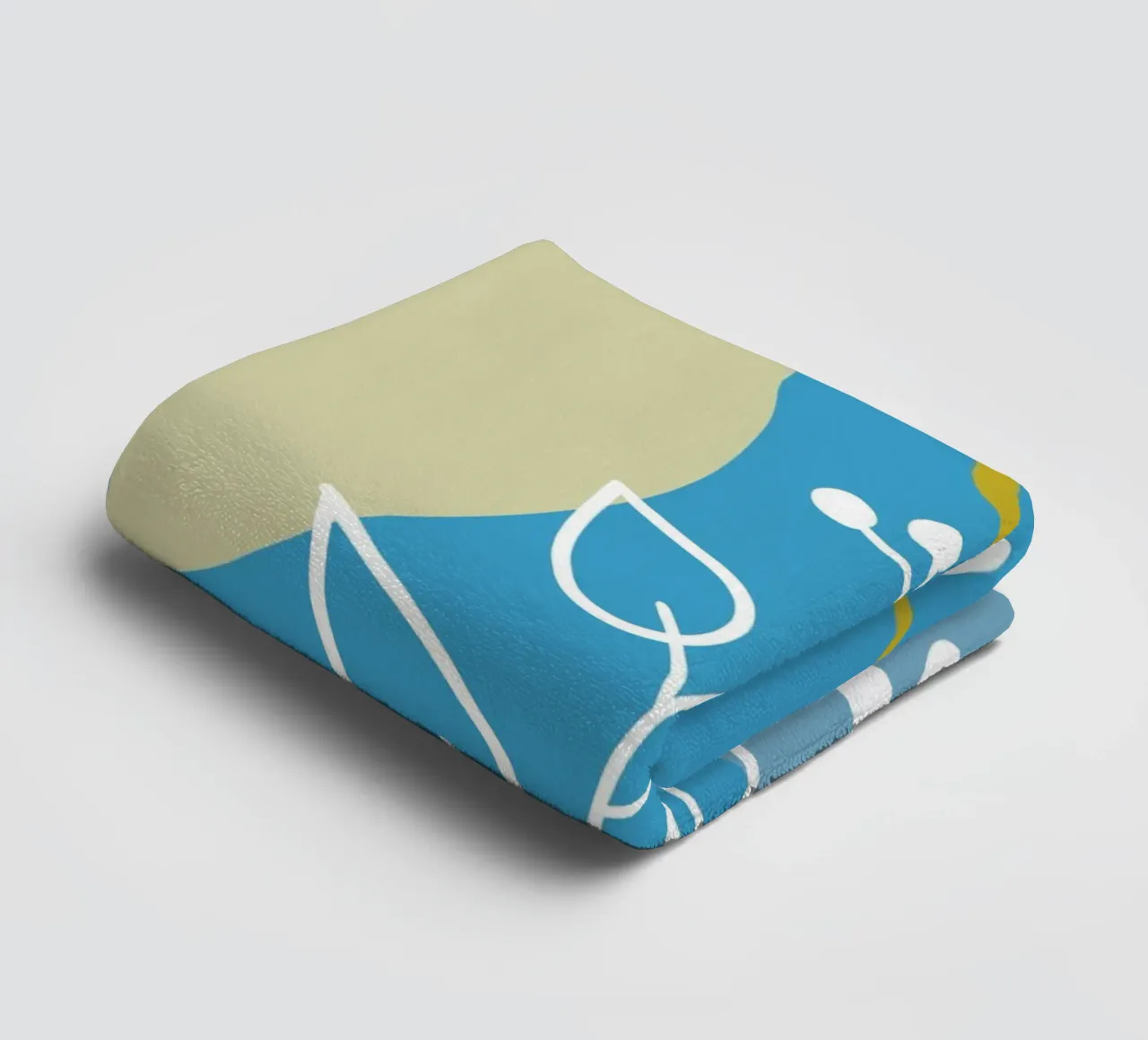 Minimalist botanical design asciugamano da bagno da LisaArtes