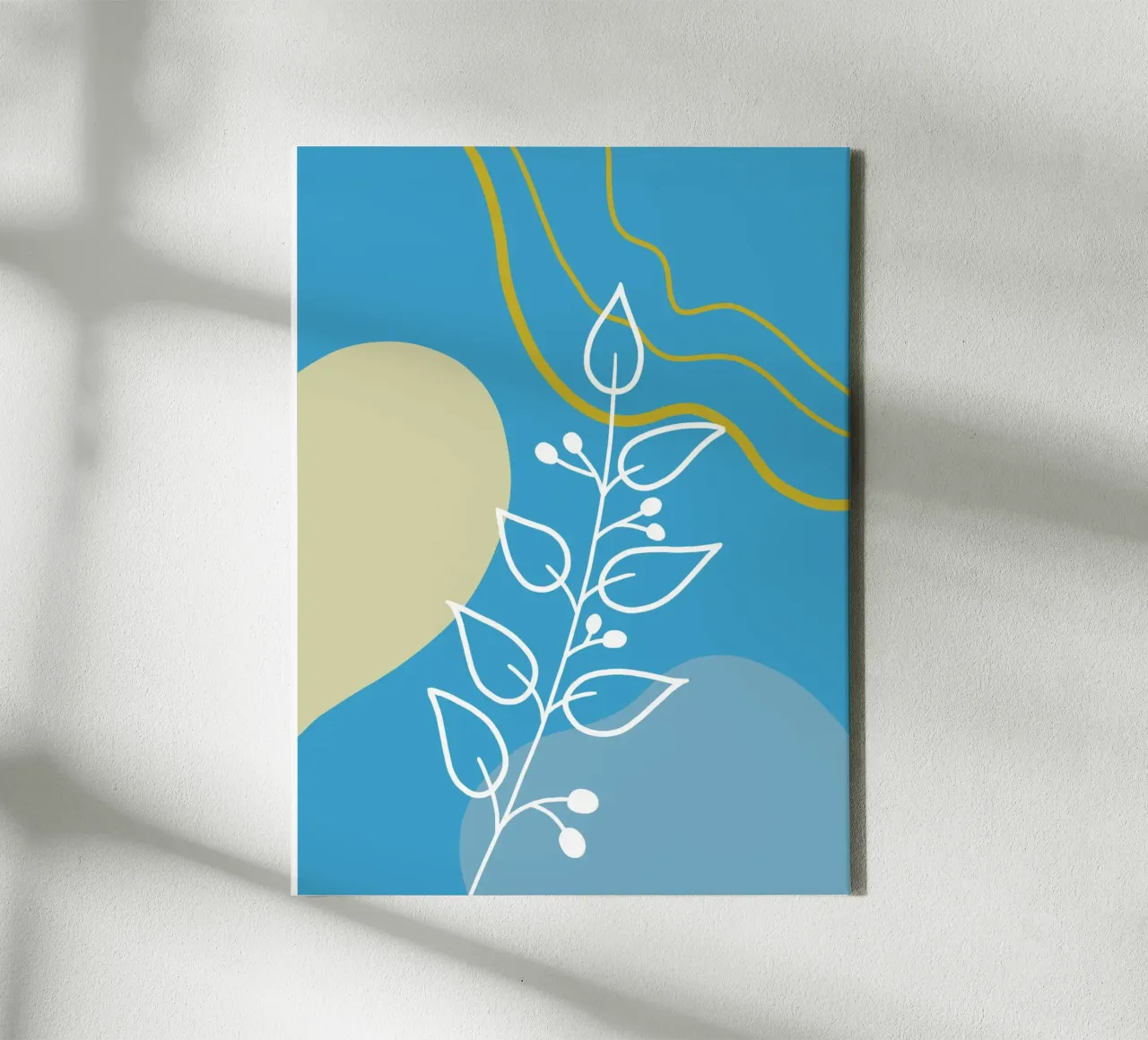 Minimalist botanical design tela da LisaArtes