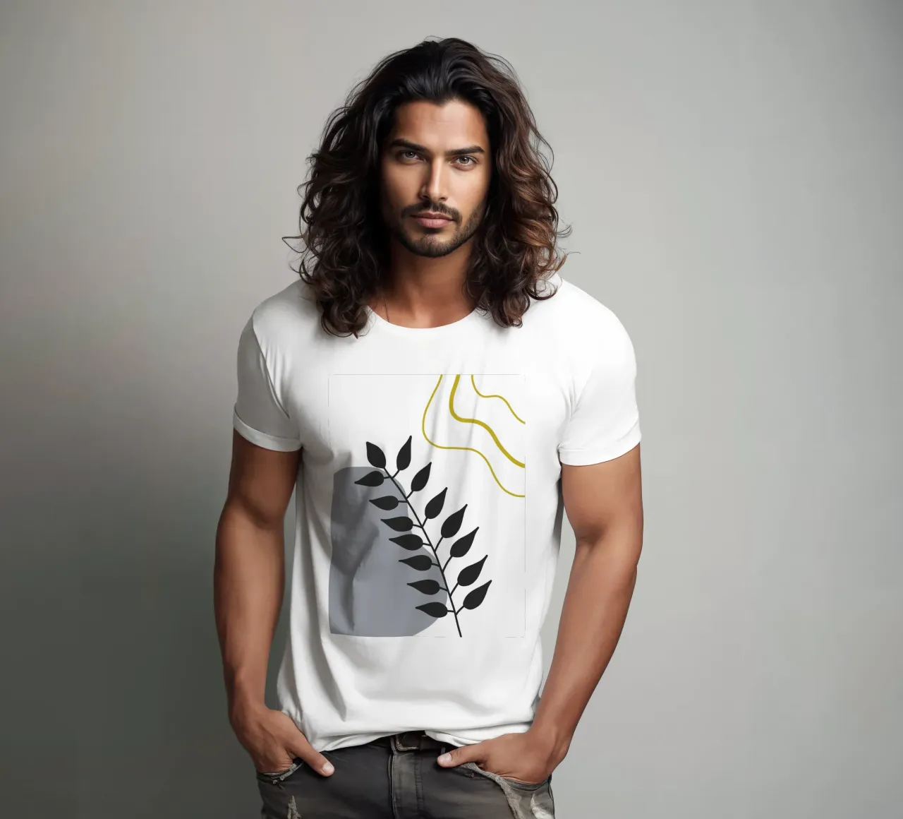 Branch and leaves dark t-shirt da LisaArtes