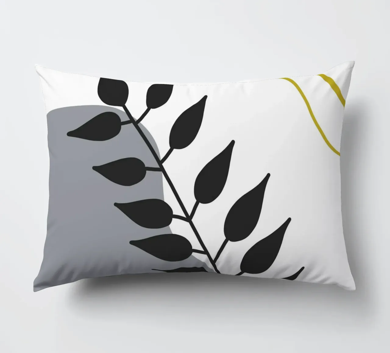 Branch and leaves dark cuscino da LisaArtes