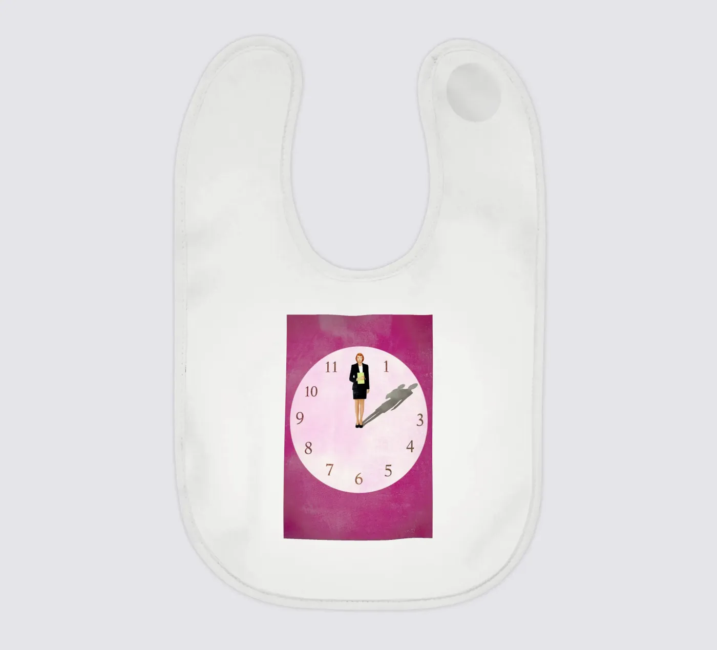 Lean In baby bib by Ellen Weinstein