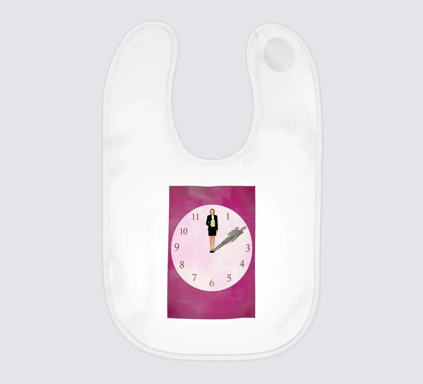 Lean In baby bib by Ellen Weinstein