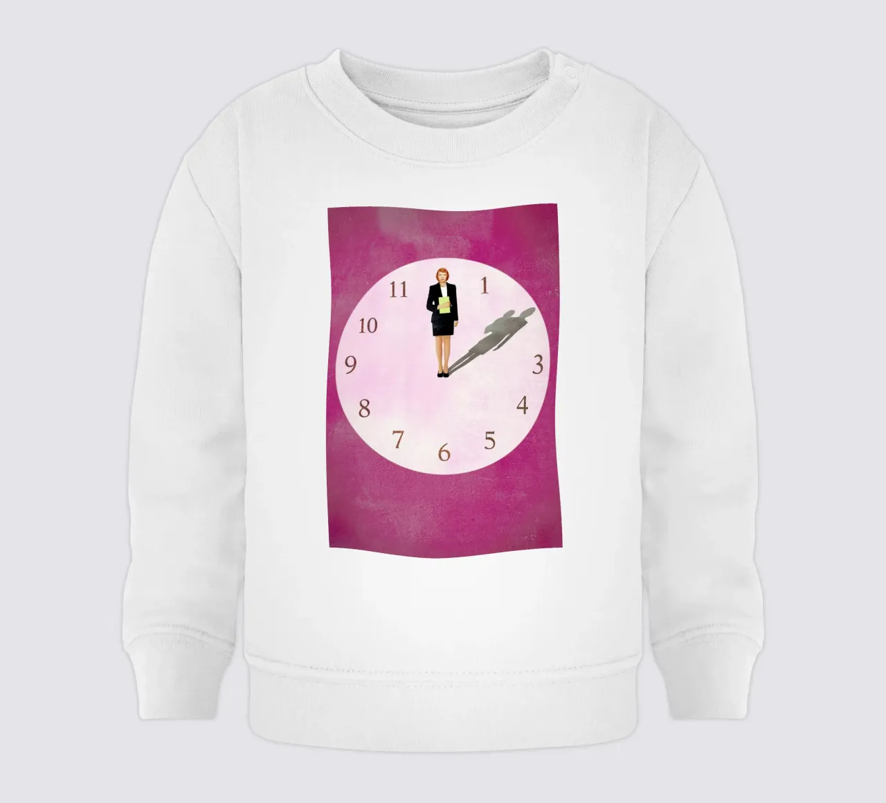 Lean In felpa neonato da Ellen Weinstein