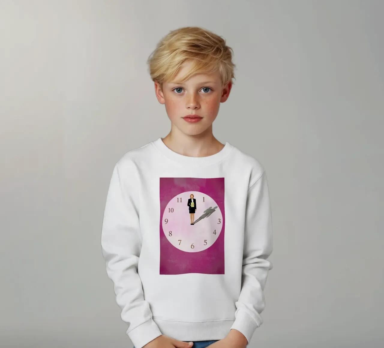 Lean In felpa bambino da Ellen Weinstein