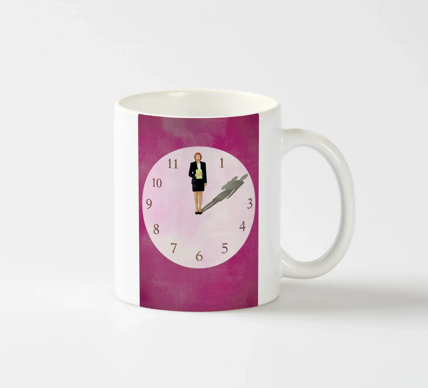 Lean In ceramic mug by Ellen Weinstein