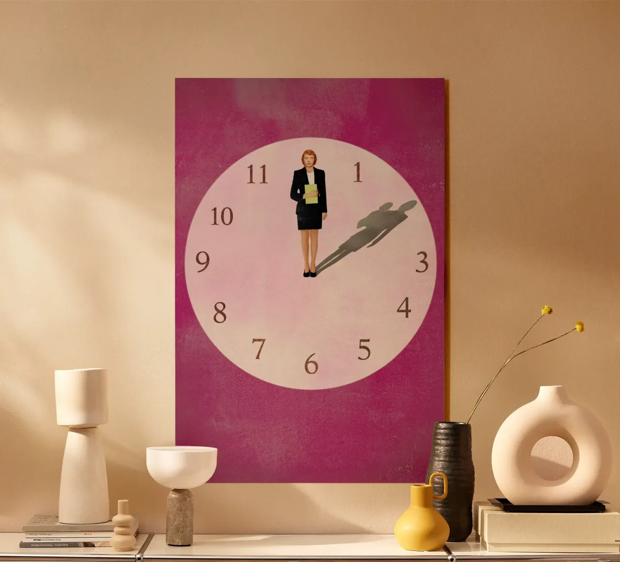 Lean In plexiglass da Ellen Weinstein