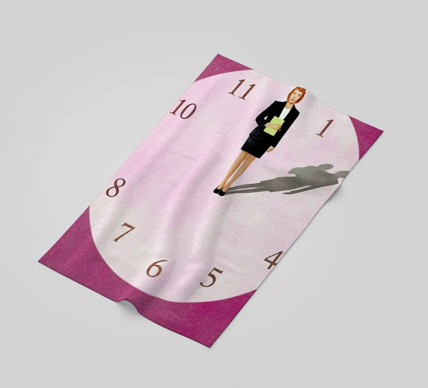 Lean In beach towel by Ellen Weinstein