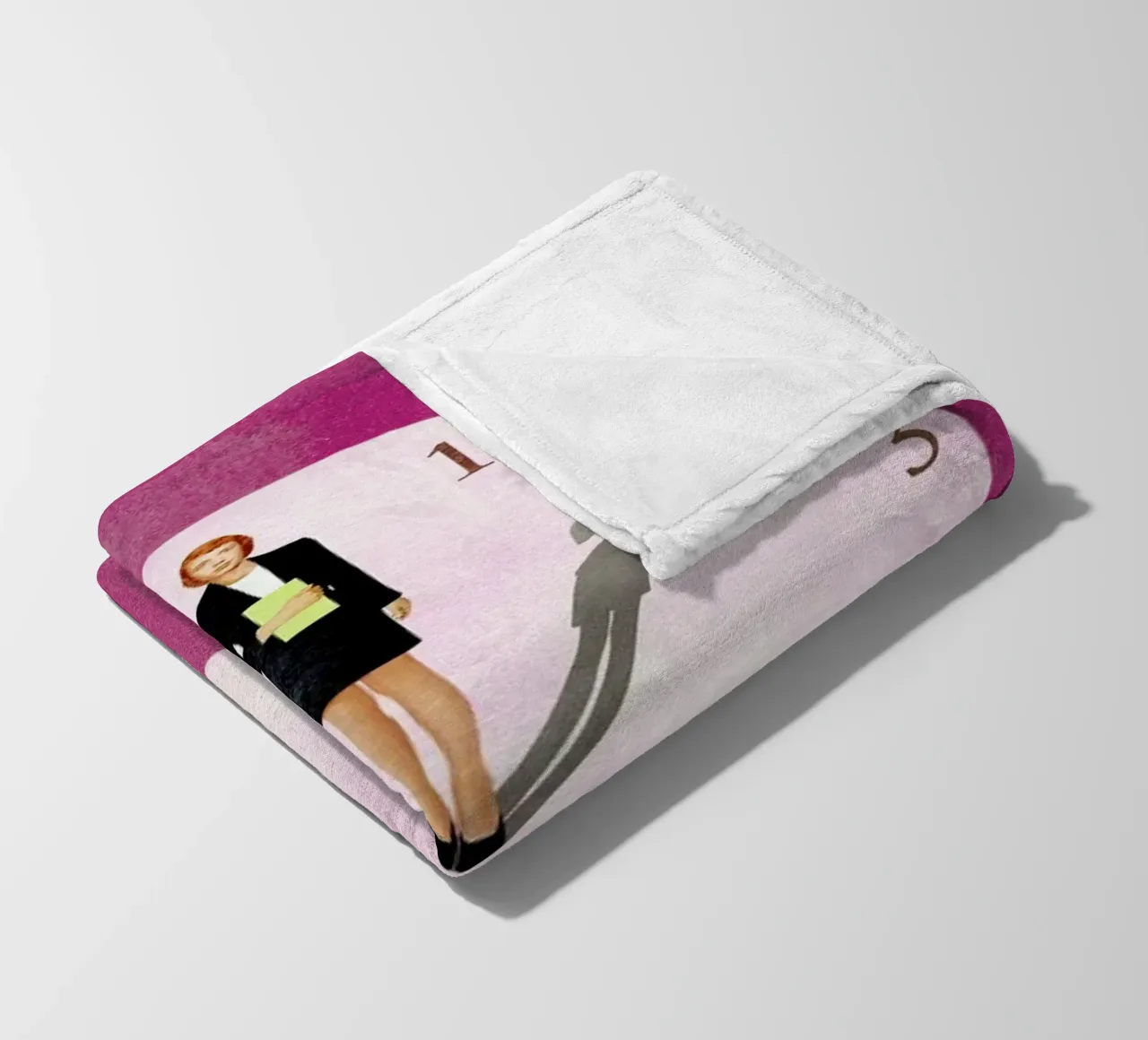 Lean In coperta in pile da Ellen Weinstein